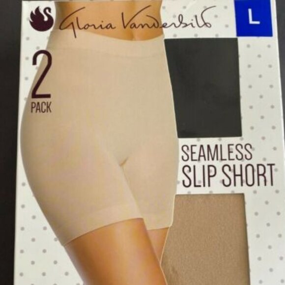 NWT - Gloria Vanderbilt Ladies Slip Short Size L - Picture 1 of 3